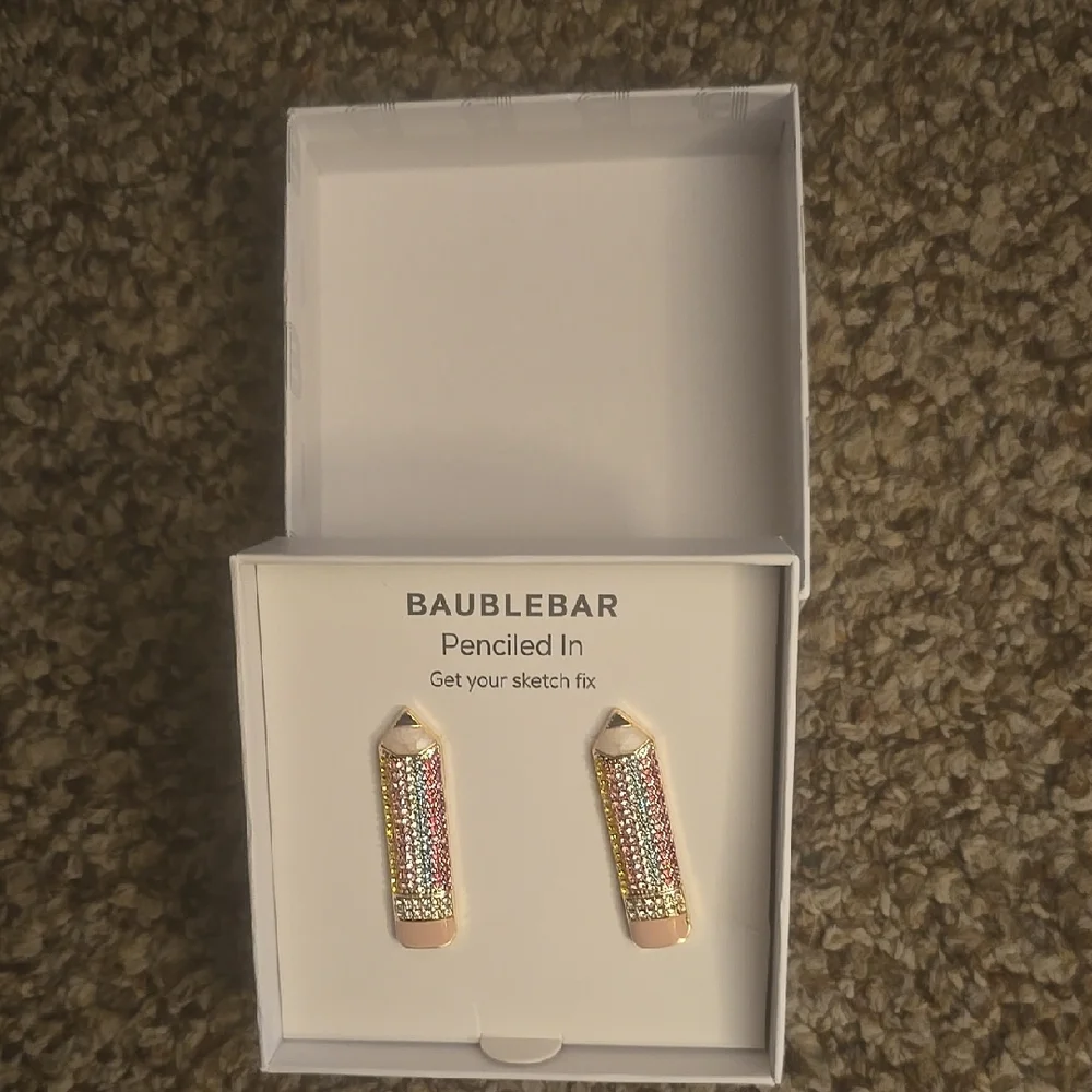BaubleBar Multicolor Penciled In Earrings